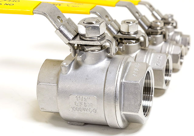 Ball Valves in Different Sizes