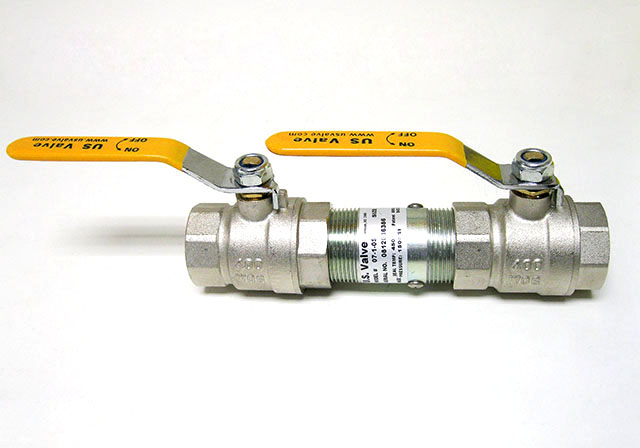 Check Valve with Ball valves for isolation
