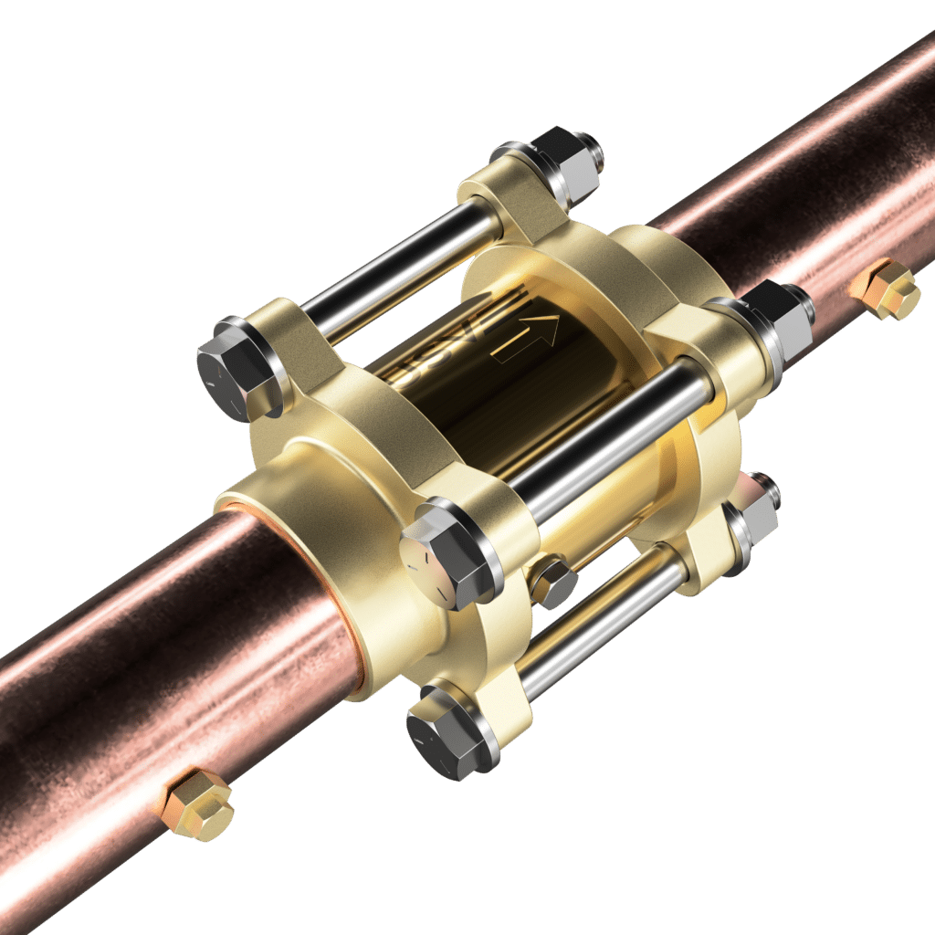 Med Gas 51 Series Medical Gas Elastomer Hinge Check Valves