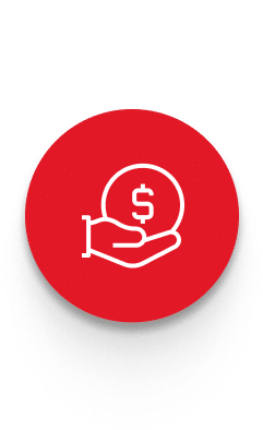 Red circle communities icon