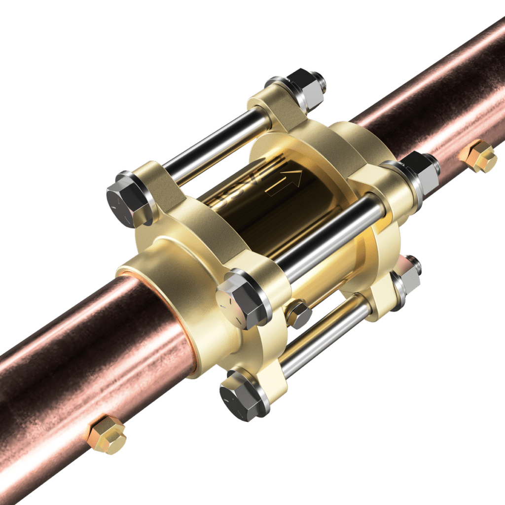 Med Gas 51 Series Medical Gas Elastomer Hinge Check Valves